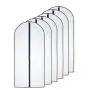 Moth Proof Garment Bags 24 x 40 ( Pack of 6 ) Black Side Breathable Clear Full Zipper Bags for Clothes Storage Moth Proof Garment Bags 24 x 40 ( Pack of 6 ) Black Side Breathable Clear Full Zipper Bags for Clothes Storage