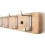 XFENG Coat Hook Rack Wall Mounted Clothes Hanger Bamboo Robe Towel Holder(4 and 5 Hooks) (Size : A) XFENG Coat Hook Rack Wall Mounted Clothes Hanger Bamboo Robe Towel Holder(4 and 5 Hooks) (Size : A)