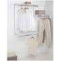 Rubbermaid Configurations Custom Closet Starter Kit, White, 3-6 Foot, FG3E2402WHT