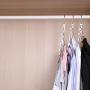 Bloberey Space Saving Hangers Metal Magic Cascading Hanger 10 Inch 6 x 2 Slots Closet Clothing Hanger Organizers（Pack of 20）