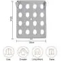 KAN DU 5pcs Cloth Storage Holders Easy Clothing Wardrobe Finishing Racks Home, Hanging Book Rack - Wooden Drapery Rod Sets, Narrow Drawer Storage, Clothes Hanger Storage Rack, Folding Wardrobe