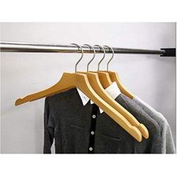 10pcs Luxury Natural top Clothes Hangers