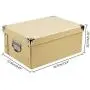 Zobidobi Decorative Storage Cardboard Boxes with Lip Sturdy Organizer Boxes Shelves, Closet Bins with Handle, Home and Office Boxes Organizer Zobidobi Decorative Storage Cardboard Boxes with Lip Sturdy Organizer Boxes Shelves, Closet Bins with Handle, Home and Office Boxes Organizer