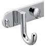 MAYKKE Gilbert Brass 3 Hook Coat Rack Wall Mount Bathroom, Entryway, Hallway, Mudroom Clothes Hat and Key Hanger Polished Chrome, OYA1060101