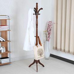 ZXUE Coat Rack Floor Solid Wood Bedroom Hangers Hall European Creative Living Room Clothes Rack Simple Multi-Purpose Hanger (Color : A)