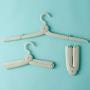 Travel Portable Folding Hanger Multi-Functional Travel Hanger Camping Travel Clothing Drying Cloth Hangers Storage(Random Color)(5 Pieces/Lot)