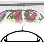 YOTHG Velvet Hangers, 10pcs Non Slip No Shoulder Bump Suit Hangers, 360 Degree Swivel Hook, Space Saving Clothes Hangers, Rounded Hangers for Coat,Sweater(Black) YOTHG Velvet Hangers, 10pcs Non Slip No Shoulder Bump Suit Hangers, 360 Degree Swivel Hook, Space Saving Clothes Hangers, Rounded Hangers for Coat,Sweater(Black)