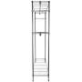 Newzeal Extra-Large 3-Tier Rod Closet Organizer Garment Rack Clothes Storage Hanger Shelf Hooks Portable Clothes Wardrobe Hanger Home Shelving