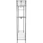 Newzeal Extra-Large 3-Tier Rod Closet Organizer Garment Rack Clothes Storage Hanger Shelf Hooks Portable Clothes Wardrobe Hanger Home Shelving
