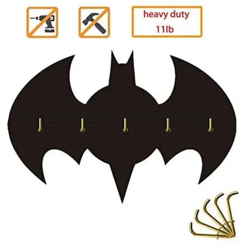 Batman Key Holder Key Rack Holder Wall Hanger Wall Hook Keys Hanger Door Hook Wall Decor Clothes Coat Hat Hanger Kitchen Bathroom Towel Hooks Key Holder Gift for Batman Fans Christmas Gift B5 Batman Key Holder Key Rack Holder Wall Hanger Wall Hook Keys Hanger Door Hook Wall Decor Clothes Coat Hat Hanger Kitchen Bathroom Towel Hooks Key Holder Gift for Batman Fans Christmas Gift B5