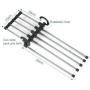 Drop ship 5 in 1 Multi-functional Pant Rack Shelves Space Safer Stainless Steel Magic Wardrobe Clothing Hangers For Clothes Rack