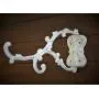 Extra Large Swivel Wall Hook, Metal Wall Hanger, Antique White or Pick Color, Entryway Mud Room, Coat Hanger, Planter Hanger