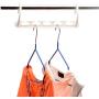 10pcs 3D Space Saving Hanger Magic Clothes Hanger with Hook Closet Organizer Home Tool