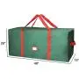 48" Christmas Tree Storage Bag Set with 30" Christmas Wreath Storage Bag? Fits up to 7.5 ft Disassembled Artificial Christmas Tree, Durable Waterproof Material with Carry Handles and Zippered Closure 48" Christmas Tree Storage Bag Set with 30" Christmas Wreath Storage Bag? Fits up to 7.5 ft Disassembled Artificial Christmas Tree, Durable Waterproof Material with Carry Handles and Zippered Closure