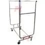 Proline Amazon Double Parrallel Bar Adjustable Clothes Rack Hanger Retail w/Swivel Wheels