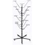 10 Layers Revolving Hat Floor Rack Hanger Retail Store Display Clothes Hang-BLK