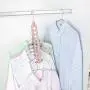 Hamkaw Hangers Closet Organizer, A Set of 3 Space Saving Hangers - Foldable - Non Slip, Eight Holes Multifunctional Magic Clothes Hanger for Heavy Clothes, Shirts Pants Dresses Coats Hamkaw Hangers Closet Organizer, A Set of 3 Space Saving Hangers - Foldable - Non Slip, Eight Holes Multifunctional Magic Clothes Hanger for Heavy Clothes, Shirts Pants Dresses Coats