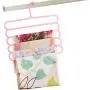 10pcs Random Color Multi-Purpose Clothes Hanger Practical 5 Layers Pants Hanger Scarf Tie Rack Space Saving Clothes Hanger Home Organizer