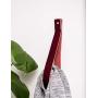 Large Leather Wall Hook, minimal wall hanging strap towel hook rack wall leather loop strap for scarf hook storage hanger towel holder leather shelf strap