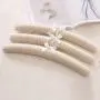 HOUTY Coat Hangers 16inch Thickly Foam Padded Set of 5 Elegant Striped Clothes Hanger with Chrome Hook, Beige HOUTY Coat Hangers 16inch Thickly Foam Padded Set of 5 Elegant Striped Clothes Hanger with Chrome Hook, Beige
