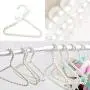 A&S Creavention Luxury Plastic Pearl Hanger for Baby, Small Dog or Cat Clothing (5pcs, Pink)