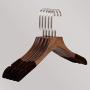 Xyijia 12 Pcs Anti-Slip Solid Wood Clothes Hangers, Walnut Non Slip Shirt Coats Shirts Hanger Rack with Notches Xyijia 12 Pcs Anti-Slip Solid Wood Clothes Hangers, Walnut Non Slip Shirt Coats Shirts Hanger Rack with Notches