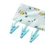 Doyofa Portable Folding Cloth Hanger Travel Cloth Rack With 6 Clothespins Doyofa Portable Folding Cloth Hanger Travel Cloth Rack With 6 Clothespins