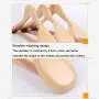 QHQH Pack of 4 Wooden Coat Clothes Hangers, Wide Shoulder Hangers Space Saving 360° Rotating Hook Suit Hangers Ideal for Suits Coats Jackets Pants Dresses (23cm39cm/25cm44.5cm)