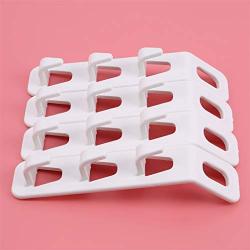 LoveAloe 4 Pcs/Box Clothes Hanger Connector Hooks Space Saving Organizer Hooks for Clothes Cabinet