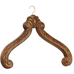 SouvNear SG-SNPR-056 Wedding Dress Hanger, 18 x 0.75 Inches, Brown