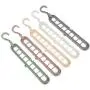 KYCPTNFJ 1/3/5/7Pcs Space Saving Hangers Clothes 9 Hole Hanger Towel Closet Organizer Storage Rack Color Random KYCPTNFJ 1/3/5/7Pcs Space Saving Hangers Clothes 9 Hole Hanger Towel Closet Organizer Storage Rack Color Random