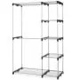 Generic O-8-O-3694-O nt Shel Hanger Home ome Gar Portable Clothes es Hang Closet Organizer rtable Garment Shelf Rod G68 torage Storage Rack HX-US5-16Jun6-61