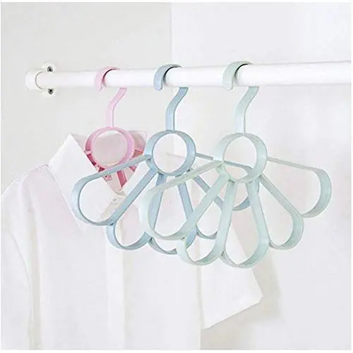 5 Ring Hole Tie Belt Clothes Hanger Necktie Scarf Holder Storage Rack Closet Organizer Space Saving Holder 5pcs Random Color 5 Ring Hole Tie Belt Clothes Hanger Necktie Scarf Holder Storage Rack Closet Organizer Space Saving Holder 5pcs Random Color