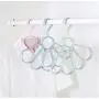 5 Ring Hole Tie Belt Clothes Hanger Necktie Scarf Holder Storage Rack Closet Organizer Space Saving Holder 5pcs Random Color 5 Ring Hole Tie Belt Clothes Hanger Necktie Scarf Holder Storage Rack Closet Organizer Space Saving Holder 5pcs Random Color