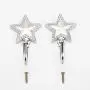 uxcell Curtain Tieback Hook Zinc Alloy Tassel Curtains Holder Window Holdbacks Wall Hooks Clothes Hanger, Set of 2, SilverTone uxcell Curtain Tieback Hook Zinc Alloy Tassel Curtains Holder Window Holdbacks Wall Hooks Clothes Hanger, Set of 2, SilverTone