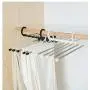 5pcs Random Color Portable 5-in-1 Clothes Hanger Clothing Organizer Multi-Function Stainless Steel Pants Hanger Holder Rack Hangers for Clothes 5pcs Random Color Portable 5-in-1 Clothes Hanger Clothing Organizer Multi-Function Stainless Steel Pants Hanger Holder Rack Hangers for Clothes
