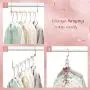 HOUSE DAY Magic Hangers Space Saving Hangers for Clothes Hangers Space Saving Wardrobe Clothing Hanger Oragnizer Closet Space Saver Hangers (8 Pack) HOUSE DAY Magic Hangers Space Saving Hangers for Clothes Hangers Space Saving Wardrobe Clothing Hanger Oragnizer Closet Space Saver Hangers (8 Pack)