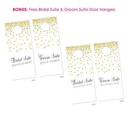 10 Wedding Door Hangers- Great for Wedding Hotel Welcome Bags