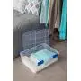 Ziploc WeatherShield 26.5 and 44 Quart Storage Box, 4 Pack, Clear
