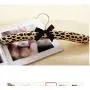 10pcs Random Color Leopard-Print Cotton Padded Hanger for Dress 10pcs Random Color Leopard-Print Cotton Padded Hanger for Dress