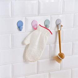 Convenient and Practical Home Hook Durable Wall Hooks, Hook Wall Mounted Clothes Hanger for Coat Hat Towel Bag Keys for Schools, Home and Work (Color : Multi-Colored, Size : Free Size)