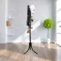 HTTH Standing Entryway Coat Rack Hat Hanger Holder 12 Hooks for Jacket Umbrella Tree Stand Metal Coat Hanger Home Decor (Black) HTTH Standing Entryway Coat Rack Hat Hanger Holder 12 Hooks for Jacket Umbrella Tree Stand Metal Coat Hanger Home Decor (Black)