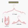 YOUOWO Travel Hangers with Clips Portable Folding Clothes Hangers 12 pcs with 24 pcs Hanger Clips for Scarves Suits Trousers Pants Shirts Socks Underwear Travel Home Foldable Clothes Drying Rack