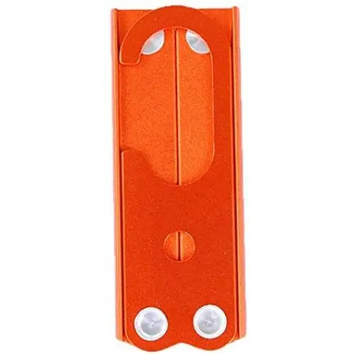 lRICE-home Portable Clothes Hanger Outdoor Travel Aluminum Alloy Folding Anti-Skid Dry Wet Clothes Stand - Orange