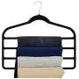 2pcs Pants Hangers Velvet Multi Function Clothes Hanger for Cloth Pants Belt Tie Scarf Closet Organizer Random Color 2pcs Pants Hangers Velvet Multi Function Clothes Hanger for Cloth Pants Belt Tie Scarf Closet Organizer Random Color