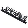 Challenge Accepted Marathon Runner Sports Medal Display Rack Hanger Holder Organizer for Wall