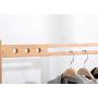 XF Coat Racks Bamboo Wo Wood Coat Rack Floor Bedroom Hanger Simple Clothes Shelf Household Rack Hanger - Wood Color Entryway Furniture (Size : 78178cm)
