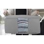 Sorbus Foldable Storage Bag Organizers, Large Clear Window & Carry Handles, Great for Clothes, Blankets, Closets, Bedrooms, and More (Gray)