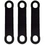 50 Pieces Black Non-Slip Rubber Clothing Hanger Grips Clothes Hanger Strips Use for Wood and Plastic Hangers