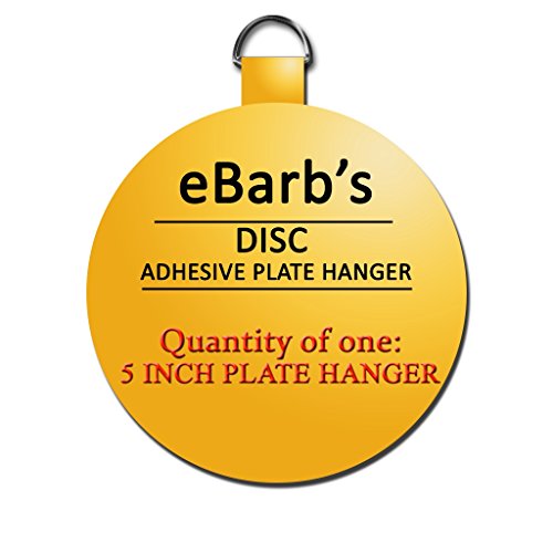 eBarbs &quotThe Original" English Plate Hanger Disc--a quantity of ONE 5 Inch Hanger